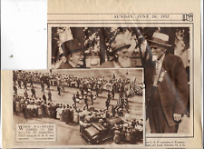 Civil War G.A.R. Convention Veterans Marching Waukesha Parade + 3 Soldiers 1932 picture