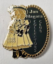 Jan Hagara Collectors Club Lapel Hinge Pin 1998-99 Figurines Dolls Vintage picture