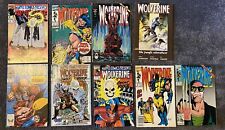 Lot Of 9 90s Vintage Marvel Wolverine Comics Books picture