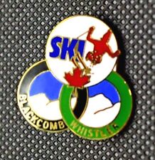 Whistler Blackcomb Ski Pin Canada Maple Leaf Ski Resort Skier  picture