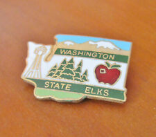 Washington State Elks Vintage BPOE Fraternity Pin  picture