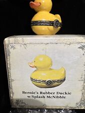 Boyds Bears Treasure Box Bernie's Rubber Duckie with Splash FIRST EDITION 1E picture