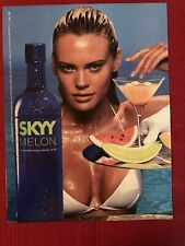 SKYY Vodka Gorgeous Woman #50 “wet” 2005 Print Ad - Great to Frame picture