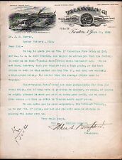 1899 C S Swallow Co - Moulding Sand Gravel Fire Brick Trenton - Letter Head Bill picture