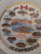  vintage 67 expo collector plate made in western Germany very good condition picture