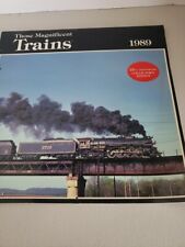 Those Magnificent Trains 1989 Calendar 10th Anniversary Collectors Edition 12x12 picture