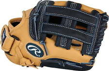 Playmaker Series Youth Baseball Glove, Camel/Navy, 11.5 inch, Right Hand Throw picture