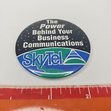 Vtg 90s Skytel Button Pin 2