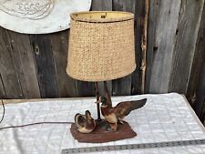 Vintage Mid-Century Holland Mold Mallard Duck Table Desk Lamp Working Condition picture