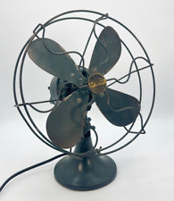 Rare Working 1930's 11” Oscillating Table Fan 