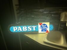Pabst Blue Ribbon. Vintage (1970’s) Lighted Sign 37x8.5” picture