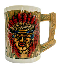 Vintage Chief Headdress Mug 12 oz. Ceramic Mug 4