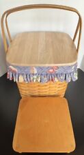 Longaberger Grandma Bonnie Two Pie Basket with Liner Protector Riser Lid 1999 picture