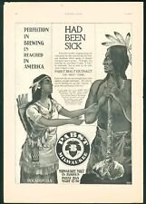 1897 Pabst Milwaukee Malt Extract Native American Full Page Print Ad Tonic Brew picture
