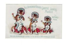 c1880's Victorian Trade Card Standard Sewing Machine Fantasy Cats picture