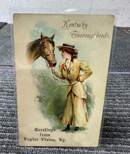 C. 1900s Antique Vintage Postcard 1908 Kentucky Thoroughbreds picture