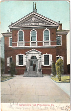 Carpenters Hall, Philadelphia Pennsylvania PA-PM 1907 antique postcard picture