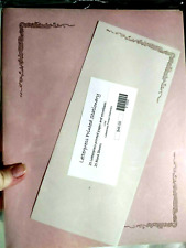 Stationery & Envelopes Letterpress Printed Pink Celtic Knot Border Acid Free picture