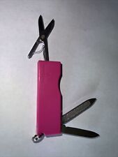 VICTORINOX Tomo Pink Swiss Army Folding Knife w/ Scissors File picture