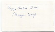 Peggy Dern/Peggy Gaddis Signed Letter Autographed Signature Famous Author picture