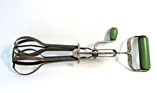 Vintage Chippy Green  Egg (hand crank) Beater    picture