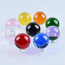 9 Colors Crystal Ball 60mm Photo Photography Glass Prop Paperweight Decor Gift picture