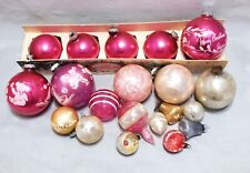 Big lot of 20 Vintage Shiny Brite Christmas Ornaments picture