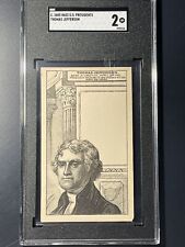 1880s HD2a, President Thomas Jefferson, ￼SGC 2 - Blank Back picture