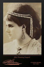 ALICE DUNNING LINGARD By Napoleon Sarony Vintage Photograph A++ RP Cabinet Card picture