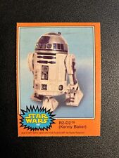 1977 O-Pee-Chee Star Wars Series 3 187 R2-D2 (Kenny Baker) picture