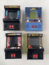 Lot Of 4 Mini Arcade Galaga, Space Invaders, Asteroids, Q*bert Retro Mini Arcade picture