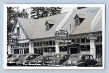 RPPC 1948. BIG BEAR LAKE, CALIF. PINE CONE GRILL & CABARET. POSTCARD. HH20 picture