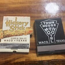 Waco TX Vintage Matchbooks (2) picture