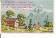 BB-227 G.V.S. Quackenbush Co, Victorian Trade Card Mountains House picture