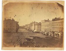 ICONIC March 1865 Albumen Photograph of GREAT FLOOD at ROCHESTER NY - Down Main picture