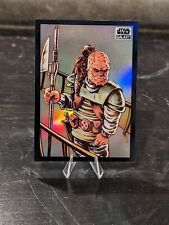 2022 Topps Chrome Star Wars Galaxy Refractor #94 Weequay picture