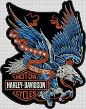 New Harley Davidson Eagle Wings Large - 10