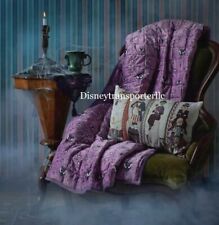 Disney Parks THE HAUNTED MANSION Wallpaper Weighted Throw Blanket Quilted 50x60 picture