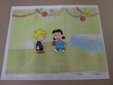 Peanuts Schroeder and Lucy Cel 1983 with piano picture