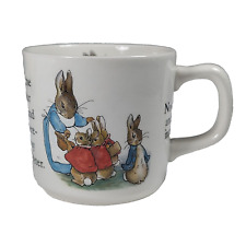 Wedgwood Peter Rabbit Childs' cup. Porcelain. Made in England 3.75