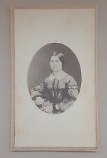 Early Female Photographer (Gillett) of  Woman~ Saline, Mi.  1800's CDV Photo picture