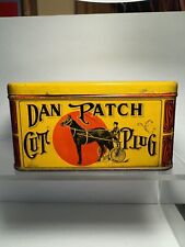 DAN PATCH CUT PLUG Tobacco - Scotten, Detroit - Advertising Litho Tin Can picture