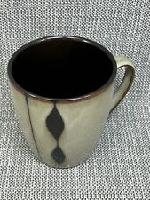 Sango 4508 Prelude Black Coffee Cup Mug Vintage Stoneware China Set Replacement picture