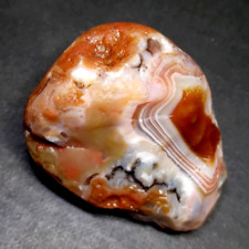Lake Superior Agate 0.94 oz 'HIGH CONTRAST FORTIFICATION' Rough Stunning Gem picture