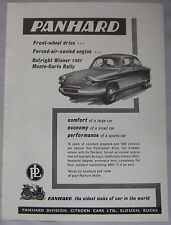 1961 Panhard Original advert No.1 picture