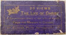STEREOVIEWS, Lot of 25, Life of Christ, From The Manger To Calvary picture