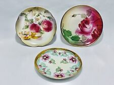 Marvelous Vintage Stouffer & Two Bavaria Fine Decorated Plate, Signed & Gold Rim picture