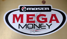 LARGE MOSER MEGA MONEY Sticker / Decal  ORIGINAL old stock RACING picture