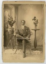 Black Gentleman Bowler Hat 1890 African American Gentleman Billycock Derby 9941  picture