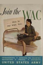 World War 2 Women WAC WW2 Photo Glossy 4*6 in M032 picture